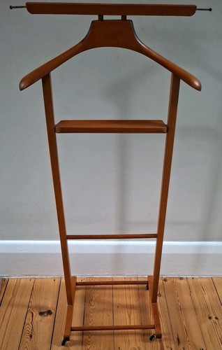 Mid century wooden valet stand - century,