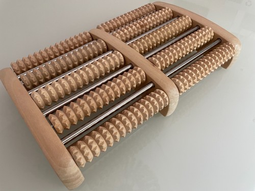 Natural wooden foot roller - wooden,