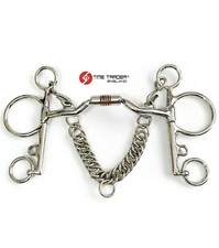 Pelham Degree Snaffle with Copper Roller Bit ALL Sizes Horse Bit 4.5" - 6.5"