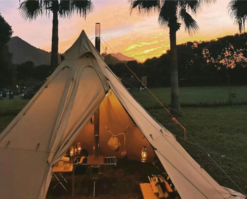 4person pyramid tent - 3-4person,
