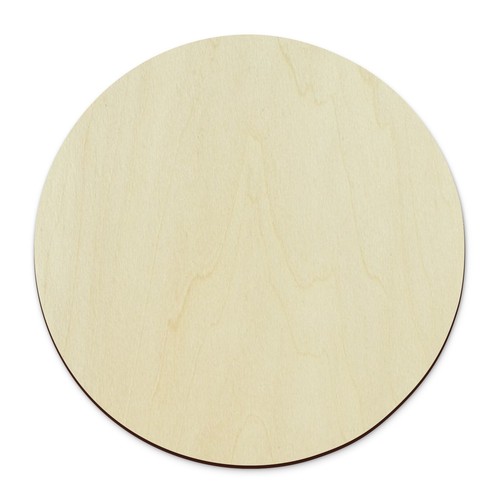 Unfinished basswood circle - unfinished,