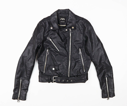 Zara women black faux - zara,