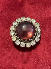 Antique Vintage Paste Brooch