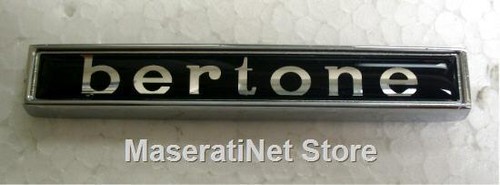 Maserati khamsin bertone badge - bertone,