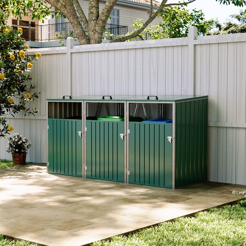 Triple wheelie bin - wheelie,