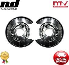 2x Rear L+R Brake Disc Dust