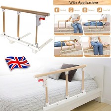 3 Section Foldable Bed Rail for Elderly Adults Bed Safety Rail Side 70 x 40CM UK