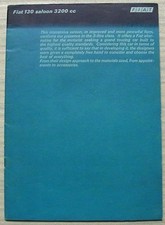 FIAT 130 Saloon 3200cc Car