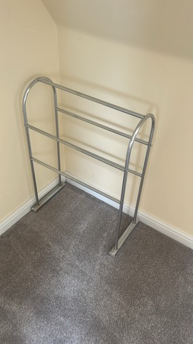Vintage metal clothes horse - vintage,