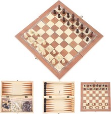Homeari Chess Set 3 in 1