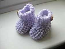CUTE PAIR HAND KNITTED BABY