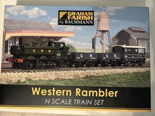 N Gauge Farish 370-052 Western Rambler Train Set – Pannier Tank + 3 Wagons etc