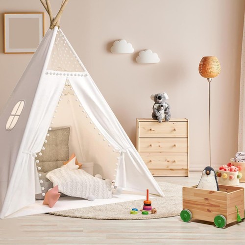 Large kids teepee - teepee, wood