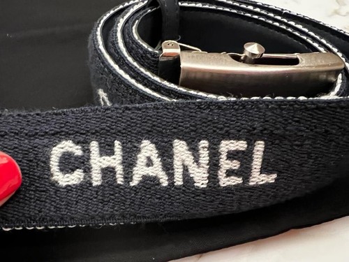 Authentic chanel cloth belt - cloth, 80