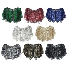 Women's scarf elegant bolero sparkling: cap exquisite canopy suitable for everyday use