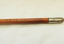 An Original Military Plain Topped Swagger Stick Officers Cane (5438)