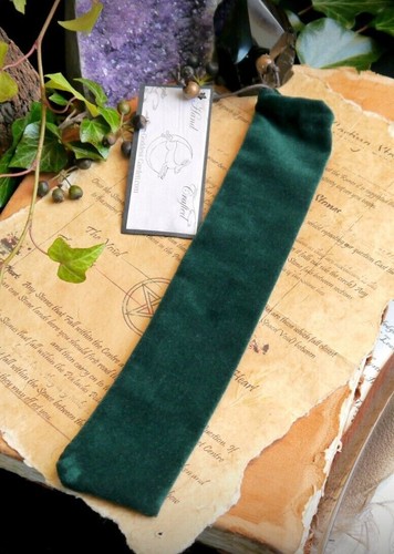 Handmade spruce green velvet - handmade,