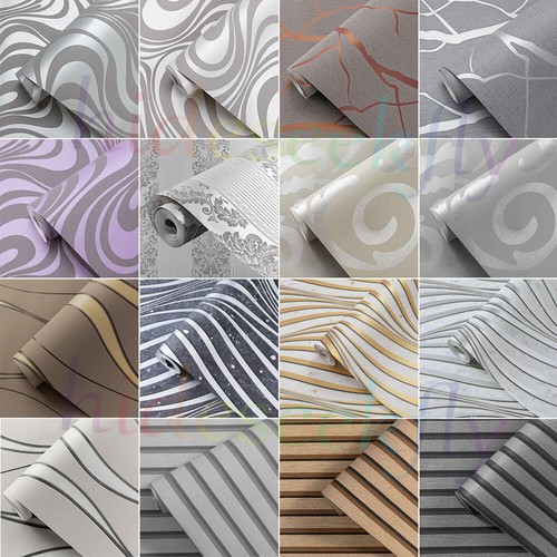 Silver grey embossed 3d - 5x,