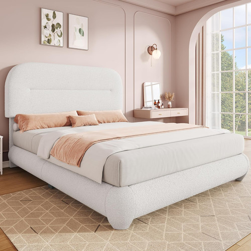 Queen size bed frame velvet - queen,
