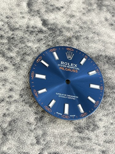 Rolex milgauss blue dial - rolex,