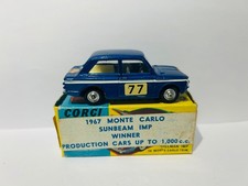 Corgi toys 340 1967 Hillman Imp Monte Carlo Winner, Boxed, Original, Vintage.