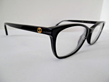 Gucci Black & Gold Oval Eye Glasses GG0613O 001 52 16 140
