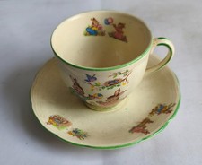 Alfred Meakin England Bunnies Teacup & Saucer