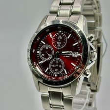 Excellent Seiko Flightmaster Pilot 7T92-0CF0 Quartz Chronograph Fast Shipping