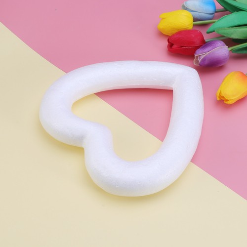 Peach heart foam - heart,