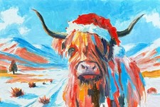 Original Highland Cow Painting