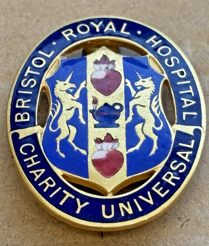 Vintage nursing enamel badge - enamel,