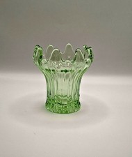Vintage Sowerby Art Deco green