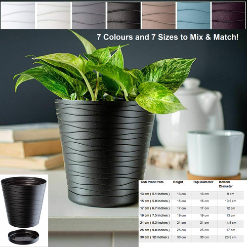 Tedi round plant pots - tedi,