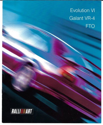 Mitsubishi ralliart 1999 2000 - ralliart, 1999-2000