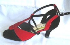 Ladies Black/Red Ballroom