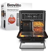 Breville Halo Flexi Digital Dual Air Fryer & Large Mesh Tray, 11L, VDF138