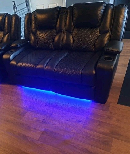 Black leather electric - black,