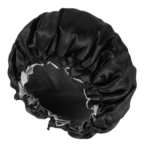 Double layer satin bonnet for - satin,