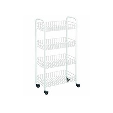4 Tier Metal Kitchen Storage Rack for Fruits and Vegetables