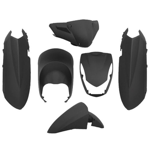 T4tune piece matte - 6-piece, black