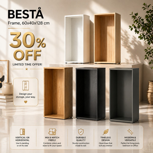 Ikea bestå frame storage - ikea,