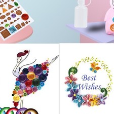 14x Paper Quilling Kits DIY