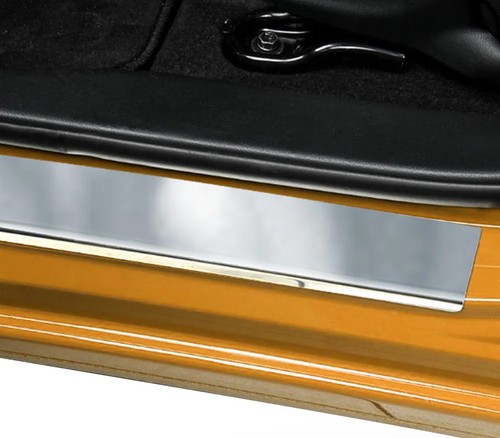 Chrome door sill trim covers - chrome,
