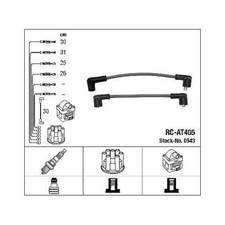 NGK 0543 IGNITION CABLE KIT FOR AUSTIN,AUSTIN-HEALEY,INNOCENTI,MG,MORRIS,ROVER,W