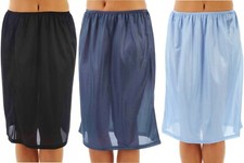 MARLON 23" WAIST SLIP BLACK, (MIDNIGHT) NAVY, PALE BLUE (LAVENDER) BNWT 12-26