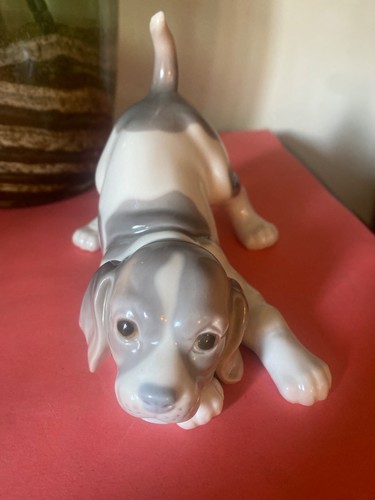 Lladro playful puppy - puppy,