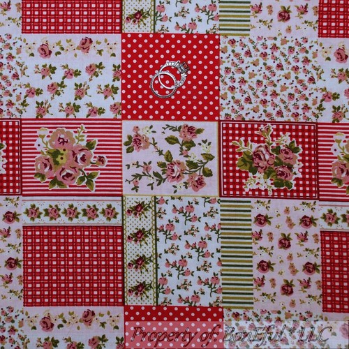 Boneful fabric cotton quilt - fabric, fq