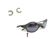 LINEGEAR C-Rings for Oakley Mars - Silver - 1 Pair [MA-CCL-2]