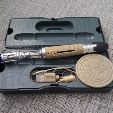 Refurbished  Wand Company Tenth Doctor Who Sonic Screwdriver & Working Battery
