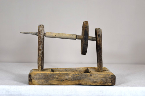 Antique primitive wooden wood - antique,